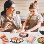 Stainless Steel Luncheon Meat Slicer, 10 Slices