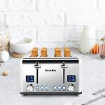 KitchMix 4-Slice Stainless Steel Bagel Toaster