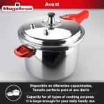 MAGEFESA 6.2-Quart Aluminum Pressure Cooker