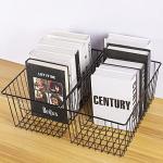 Freezer Organizer Bins - 6 Pcs, Durable Black