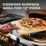 Smart Electric Pizza Oven - 12-Inch, Compact Design