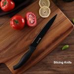 10-Piece High Carbon Steel Knife Set with Block