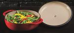Lodge 3 Quart Enameled Cast Iron Dutch Oven