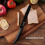 10-Piece High Carbon Steel Knife Set with Block