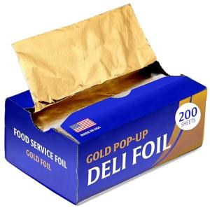 Gold Disposable Pop Up Wraps – 200 Count