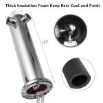 Dual Tap Stainless Steel Beer Kegerator Dispenser