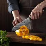 Wakoli 4-Piece Damascus Chef Knife Set