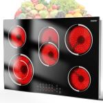 Jessier 30" Electric Cooktop with 5 Burners