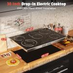 Jessier 30" Electric Cooktop with 5 Burners