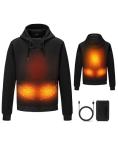 Graphene Heated Hoodie with 5 Heating Zones
