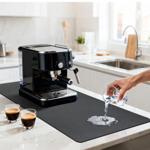 MooonGem Absorbent Kitchen Dish and Coffee Mat