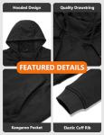 Graphene Heated Hoodie with 5 Heating Zones
