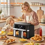 HoninJoy 12QT Dual Basket Air Fryer with Window