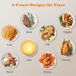 HoninJoy 12QT Dual Basket Air Fryer with Window