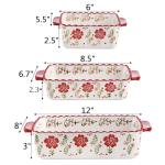 Coloch 3-Pack Ceramic Bakeware Dishes Set