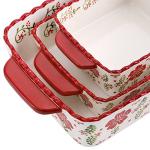 Coloch 3-Pack Ceramic Bakeware Dishes Set