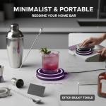 Smart Coaster 2.0 Cocktail Mixer with Lights