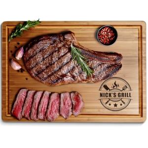 Personalized Bamboo Grill Cutting Board for BBQ Lovers