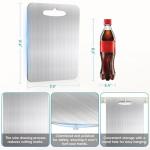 Titanium Stainless Steel Double-Sided Cutting Board
