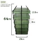 Large 6-Layer Collapsible Drying Rack for Herbs