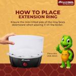 truTRTL 4-in-1 Electric Egg Cooker and Steamer