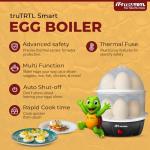 truTRTL 4-in-1 Electric Egg Cooker and Steamer