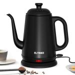 ELTRIKO 1L Gooseneck Electric Kettle, Fast Heating