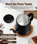 ELTRIKO 1L Gooseneck Electric Kettle, Fast Heating