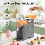 No-Ice Slushie Maker with 6 Modes and LED Display
