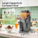 No-Ice Slushie Maker with 6 Modes and LED Display