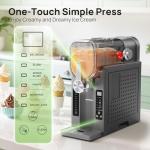 No-Ice Slushie Maker with 6 Modes and LED Display