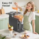 No-Ice Slushie Maker with 6 Modes and LED Display