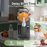 No-Ice Slushie Maker with 6 Modes and LED Display