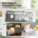 No-Ice Slushie Maker with 6 Modes and LED Display