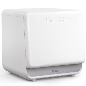 Silonn Portable Countertop Dishwasher with 7 Wash Programs