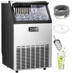 Stainless Steel Commercial Ice Maker - 101lbs/24H