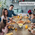 BSTKEY Ceramic Butter and Fondue Warmer Set