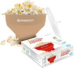 Silicone Microwave Popcorn Popper with Lid
