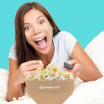 Silicone Microwave Popcorn Popper with Lid