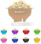 Silicone Microwave Popcorn Popper with Lid