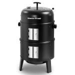 16-inch Charcoal Smoker and BBQ Grill Combo