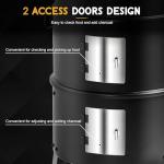 16-inch Charcoal Smoker and BBQ Grill Combo