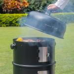 16-inch Charcoal Smoker and BBQ Grill Combo