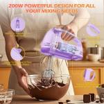 WADODO 7-Speed Electric Hand Mixer for Baking