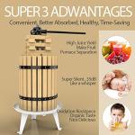 4.75 Gallon Wooden Fruit and Wine Press