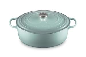 Le Creuset 8qt Sea Salt Oval Dutch Oven