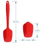 Heat Resistant Silicone Spatula Set, 4 Pcs