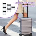 25-Pack 2oz Glass Travel Containers with Lids