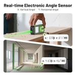 Huepar 330FT Rechargeable Green Laser Measuring Tool