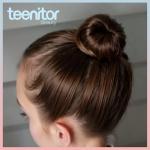 Teenitor Small Dark Brown Hair Bun Maker Set